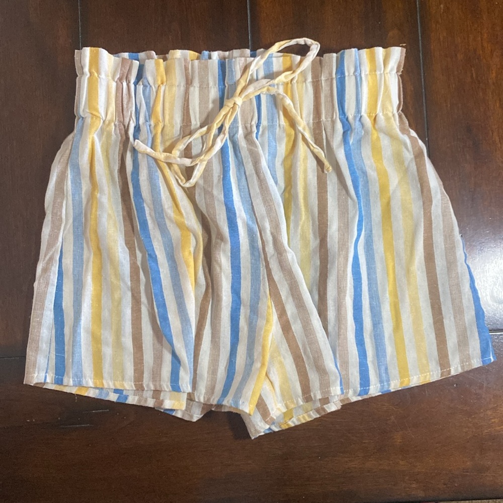 Shein Shorts Linen Size M High Waist - Picture 5 of 7